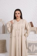 ⁦Champagne Abaya⁩ - الصورة ⁦2⁩