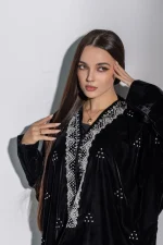 ⁦Snow Flake Abaya⁩ - الصورة ⁦5⁩