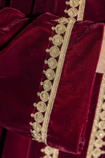 ⁦Red Jade Abaya⁩ - الصورة ⁦8⁩